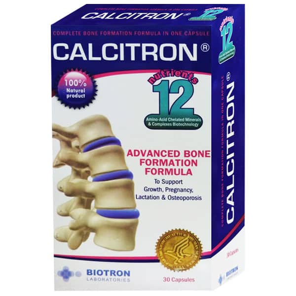 كالسيترون Calcitron مكمل غذائي للكبار والصغار لعلاج هشاشة العظام